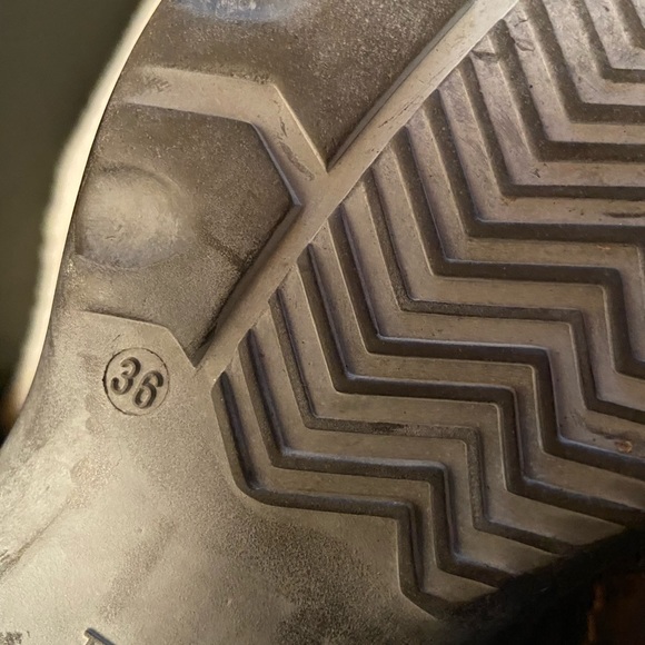 High leather brown cognac winter insulated boots size 36 6 - Picture 8 of 8